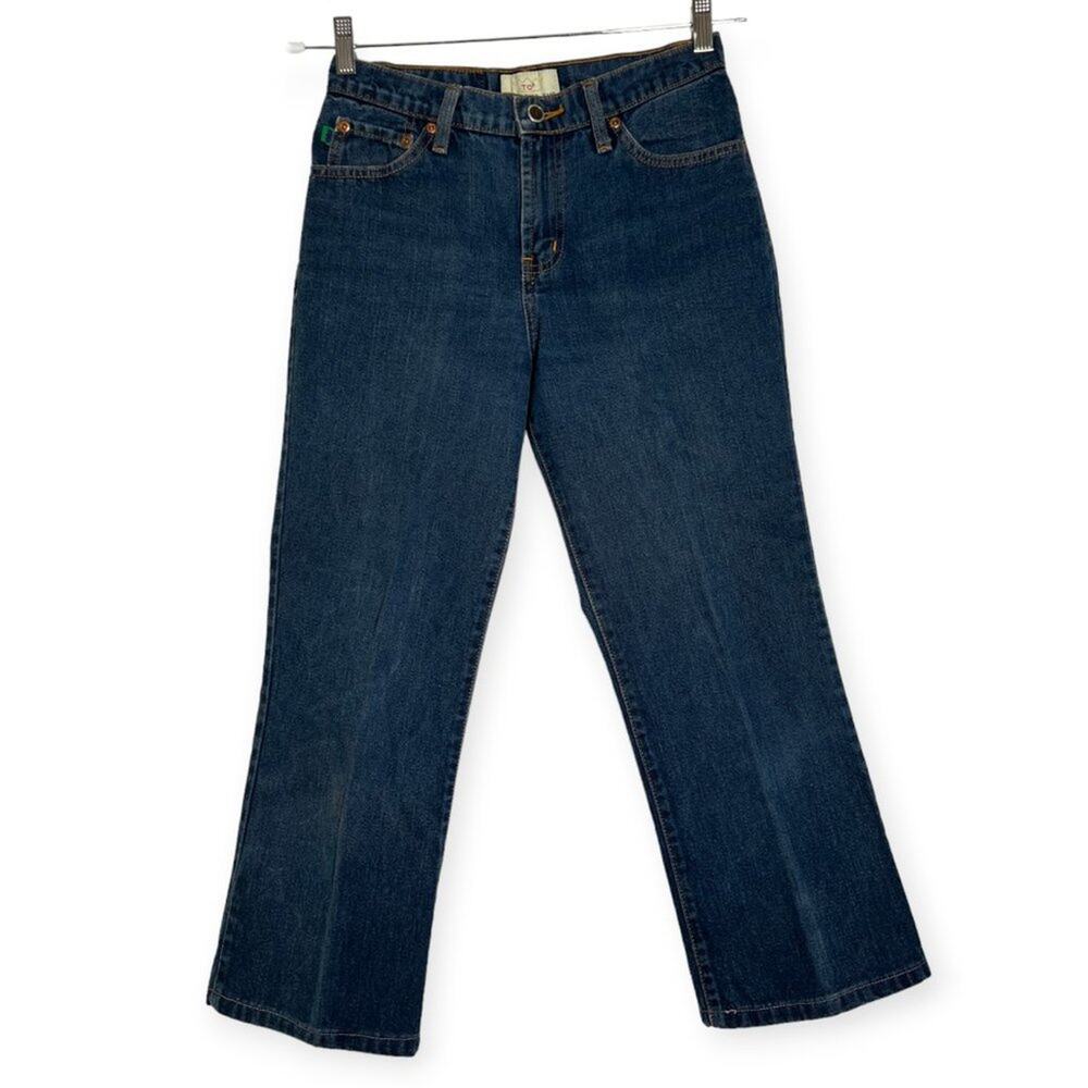 Vintage Todd Oldham 90's Straight Leg Jeans SIZE 27x24 CHECK SIZE Blue